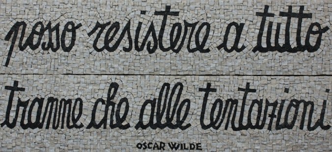 Citazione di Oscar Wilde,