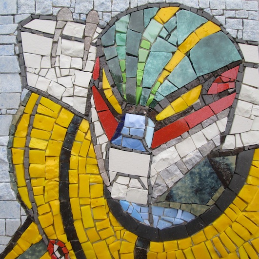 JEEG ROBOT mosaic art