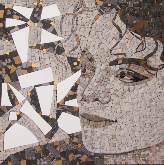 MIchael Jackson mosaic mirror