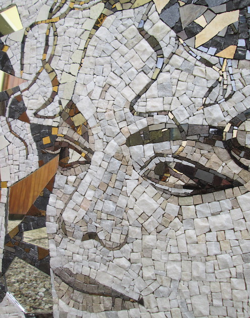 Michael Jackson art mirror detail