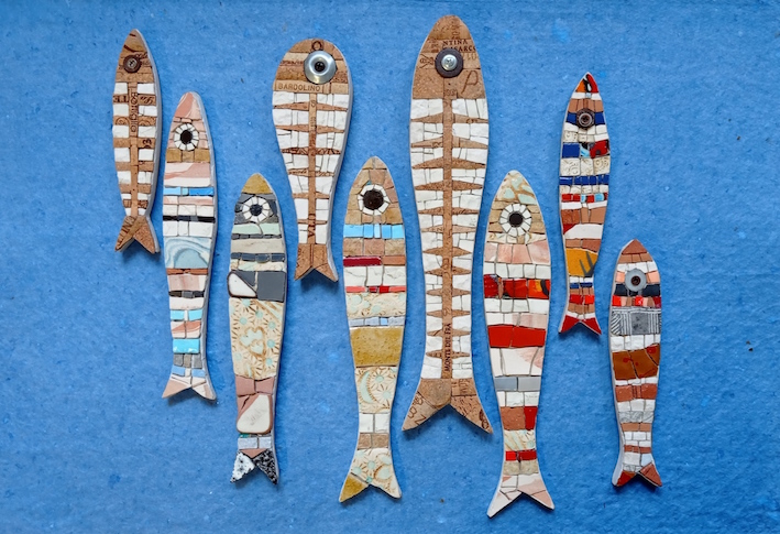 Mosaic sardines