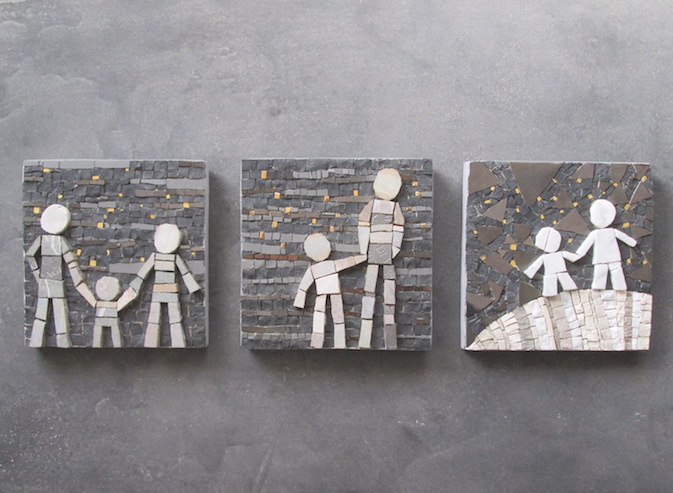 Stone shadows, ritratti stilizzati a mosaico