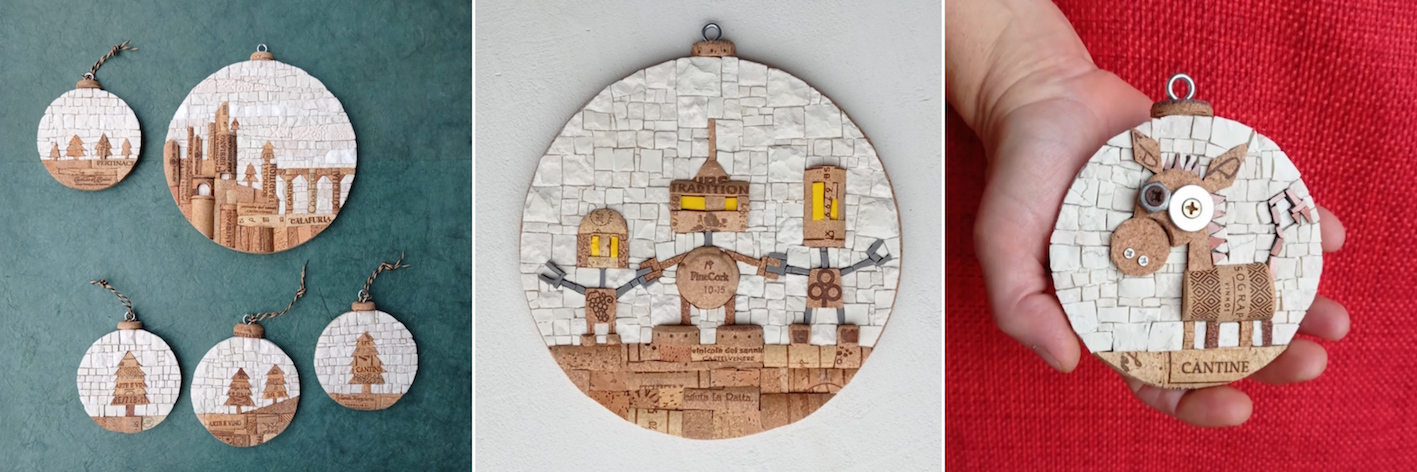 Not just for Christmas-round mosaics