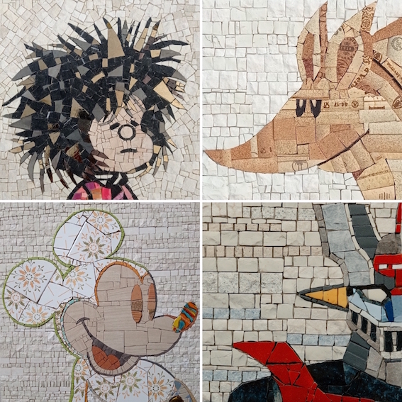 Comics tribute, fumetti a mosaico