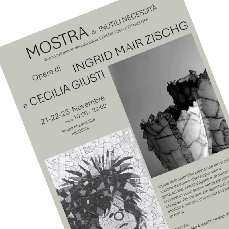 Mostra di inutili&nbsp;necessitá